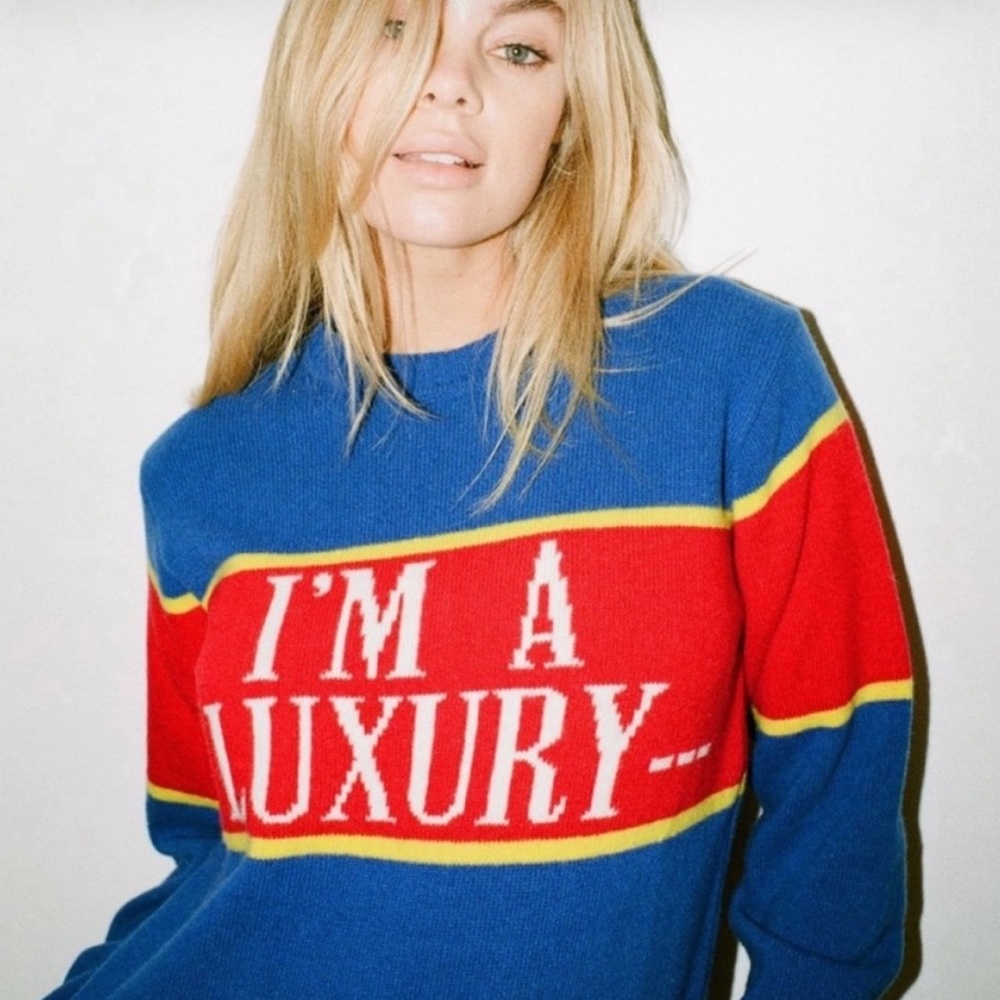 Rowing Blazers “I’m a Luxury” Sweater